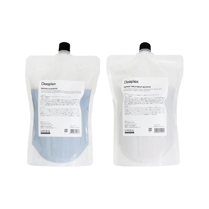 【セット】Deeplexシャンプー 1,000ml ＆ トリートメントバウンス(ハリコシ) 1,000g